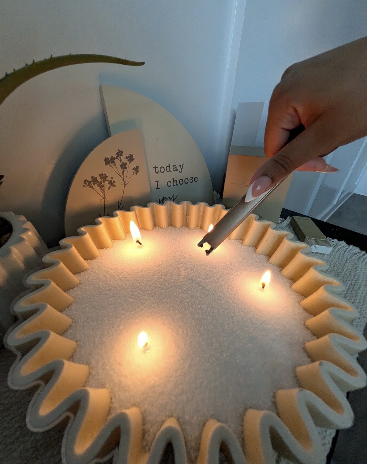 Lighting the wicks